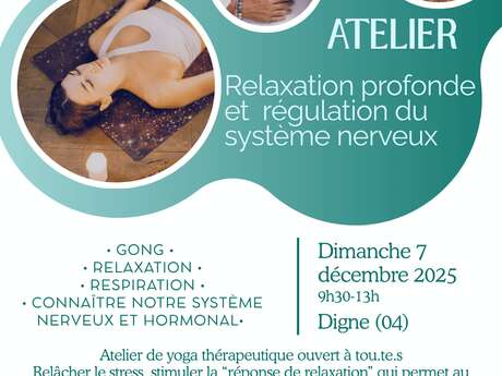 Atelier : Relaxation profonde et régulation du système nerveux