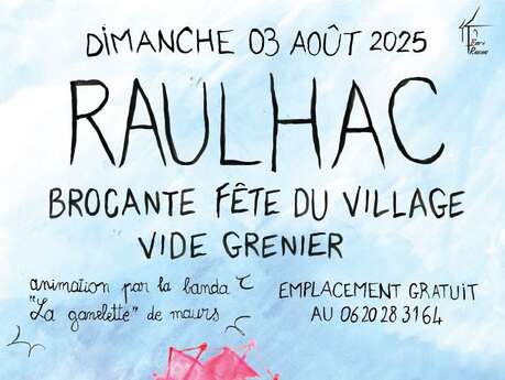 Brocante, fête du village et vide grenier