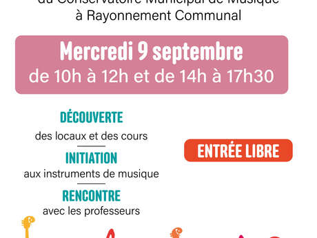 Portes ouvertes du conservatoire de musique à rayonnement communal