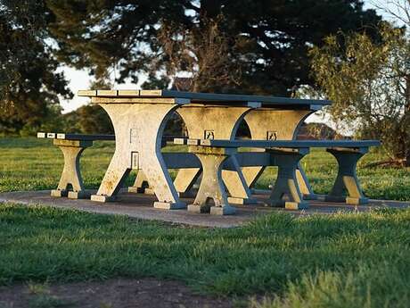 Table de pique-nique (salle des fêtes) Table de pique-nique (salle des fêtes)