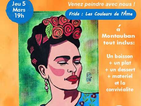 Aperitivo y pintar - Frida: Los colores del Alma