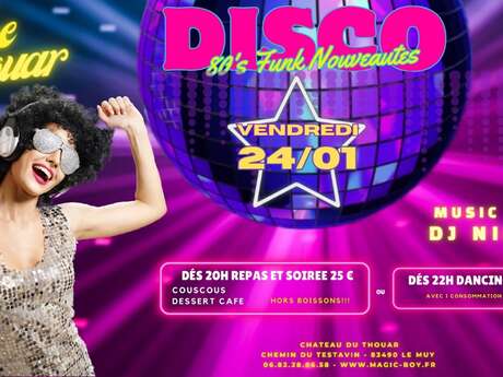 Soirée Disco au Thouar