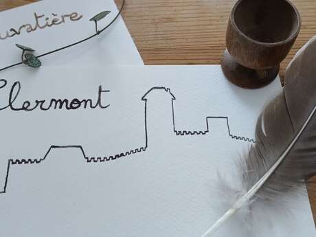 Ateliers Skyline calligraphiée