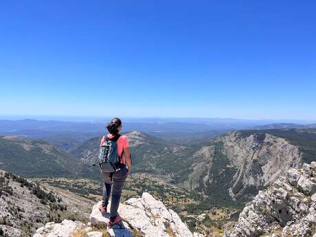 From the summit of La Moulière in Caille