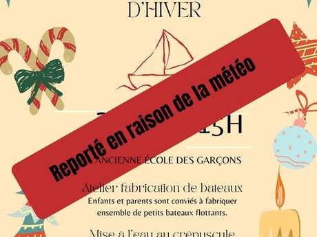 Reporté à cause de la météo -Les P'tits bateaux lumineux du solstice d'hiver à Cucuron