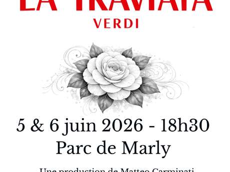 Représentions de l'opéra La Traviata dans le Parc de Marly