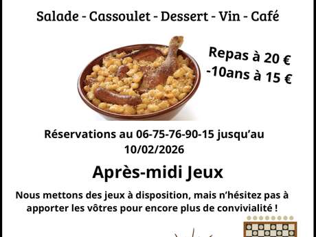 Repas cassoulet