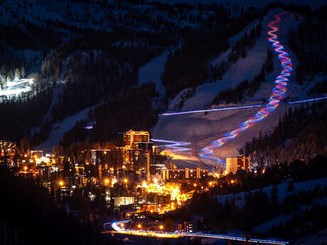 Descente aux flambeaux de l'ESF