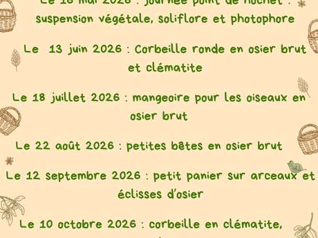 Vannerie : journée point de hochet