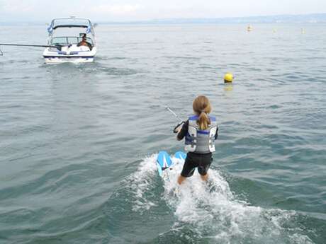 Bi-ski sur le Léman