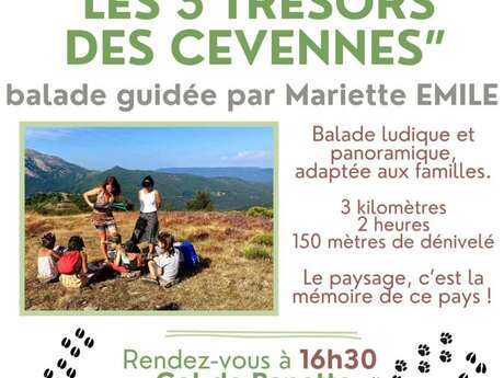 "Les 5 trésors des Cévennes" Balade guidée par Mariette Émile