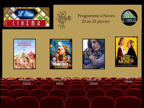 Programme Cinéma de L'Eden