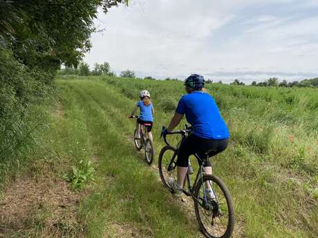 Boucle vélo en famille au départ d'Ars