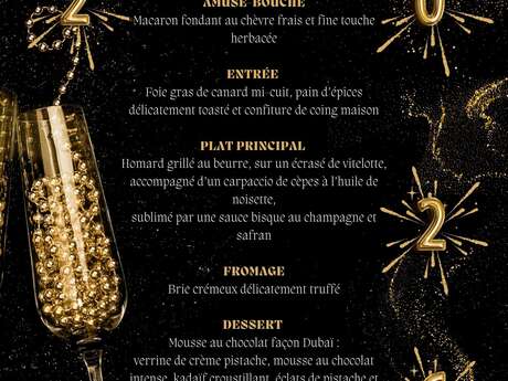 Repas du Nouvel An – Restaurant La Verrière