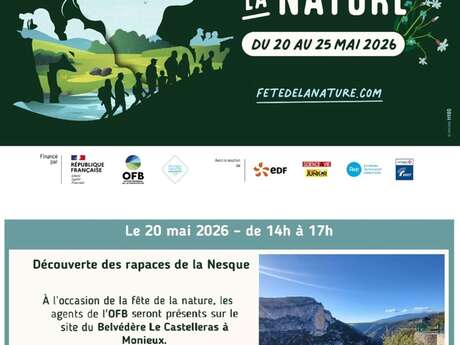 Fête de la nature : Découverte des rapaces de la Nesque