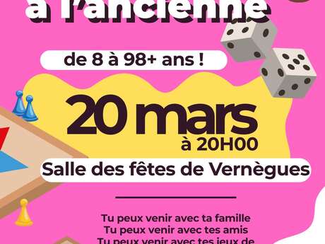 Soirée jeux à Vernègues