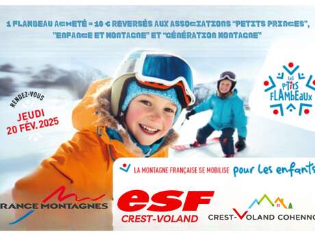 National Torchlight descent “Les P'tits Flambeaux” + fireworks !