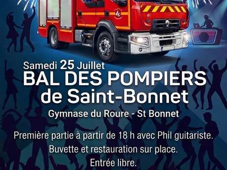 Bal des pompiers de St Bonnet