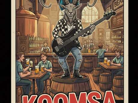 Soirée concert à la brasserie Butcher's avec le groupe Koomsa