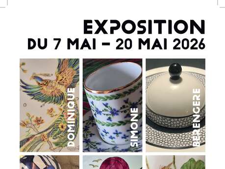 EXPOSITION ACCA: PEINTURE SUR PORCELAINE
