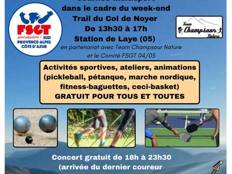 Le Champsaur fait son sport