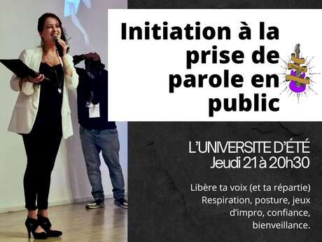 L'Université d'Eté de l'Acoustic : Initiation à la prise de parole en public