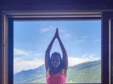 Cours de yoga privé avec Mountain Expl'Aura