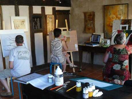 Cours et Stages de Peinture avec Sylvie Mommert-Gaudillère