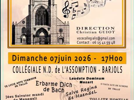 ANNULE -Concert : Voce Collegialis - chants sacrés