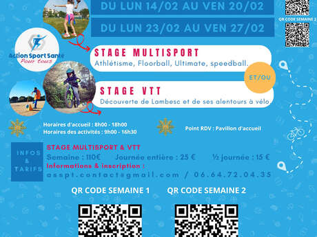 Multi-sports and mountain bike camps - Winter 2026