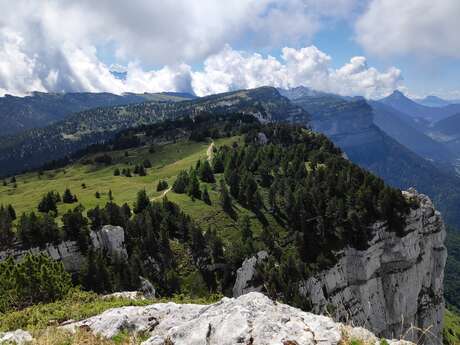 Randonnée sur les hauts plateaux