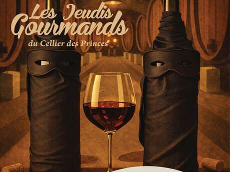 Les jeudis gourmands du Cellier des Princes : Soirée mystère, dégustation à l'aveugle et surprise...