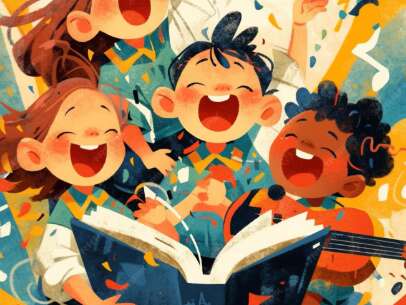 Chorale Intergénérationnelle avec les enfants du centre de loisirs Chorale Intergénérationnelle avec les enfants du centre de loisirs