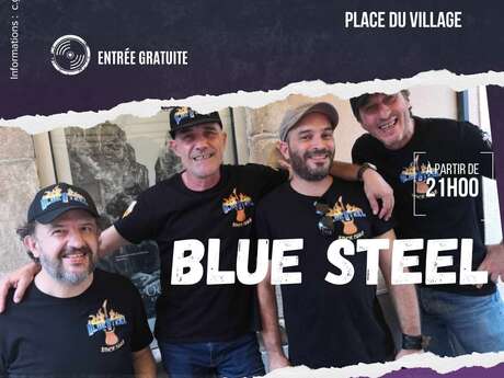 Concert : Blue Steel - Musique Blues Pop Rock | Les vendredis de l'Eté