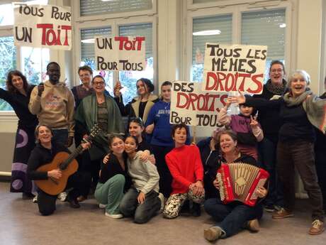 Concert Chorale des Chant'sans pap Yé accompagnée des élèves de 6 classes de Bourg-en-Bresse