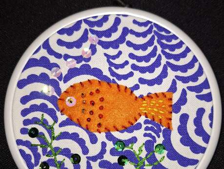 Atelier enfant - Broderie Poisson clown