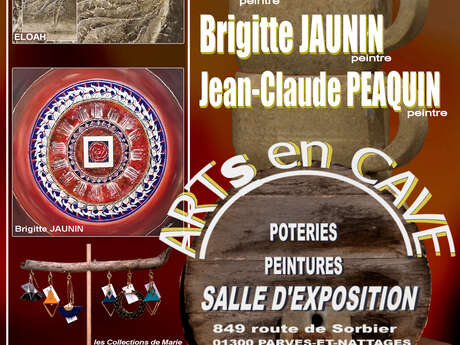 ARTS EN CAVE : Exposition de peinture, de poterie et d'artisanat