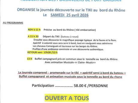 Journée découverte de l’association des plaisanciers de Port Gardian