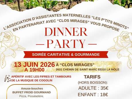 Dinner Party au Clos Mirages