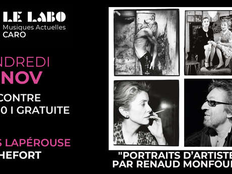 Rencontre : Portraits d'artistes par Renaud Monfourny