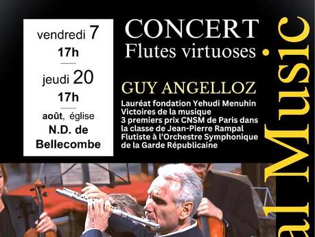 Concert "Virtuoso flutes" by Guy Angelloz
