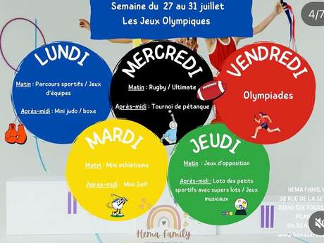 Stage "Les Jeux Olympiques" - Hema Family