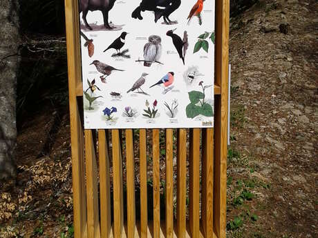 Sentier pédagogique de l'ENS du Col du Coq