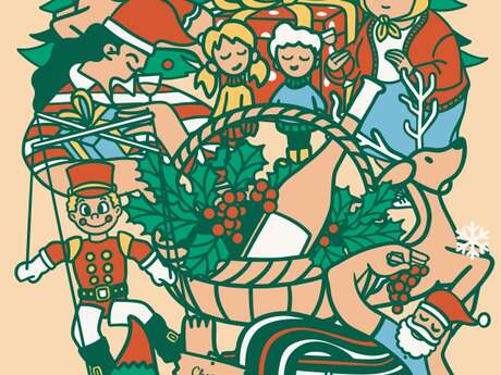 Christmas decoration workshop in Figuière