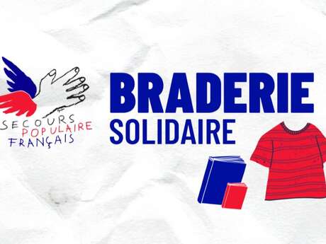 Grande braderie de l'antenne Blancarde du secours populaire français