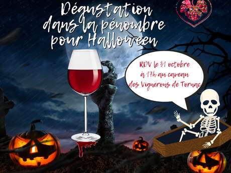 Dégustation dans la pénombre pour Halloween