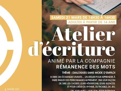 Atelier d'écriture