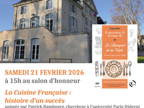 Conférence « La cuisine française : histoire d’un succès » par Patrick Rambourg