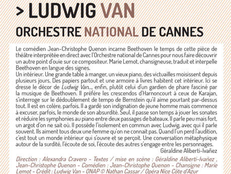 Orchestre National de Cannes Ludwig Van