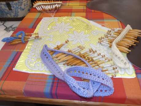 Exposition de dentelles aux fuseaux